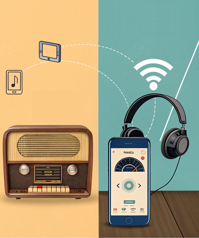 Internetradio vs. klassisk radio